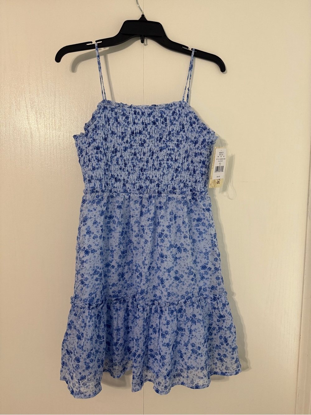 Kohl's Blue Floral Smocked Sundress for women